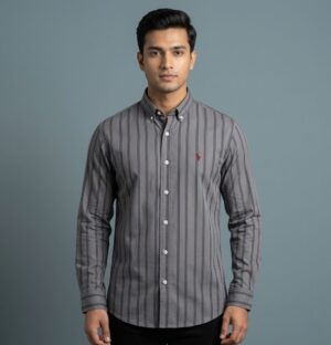 Premium Stripe Full Sleeve Shirt For Men