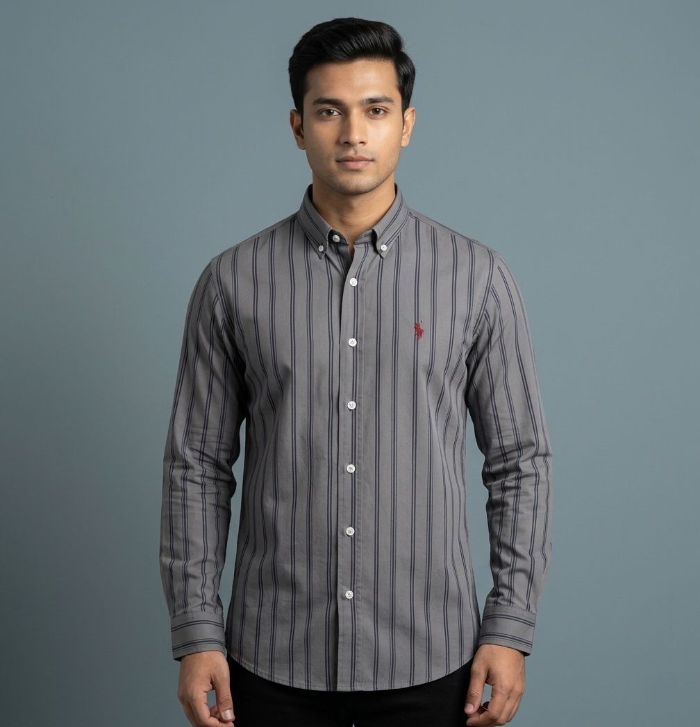 Premium Stripe Full Sleeve Shirt For Men